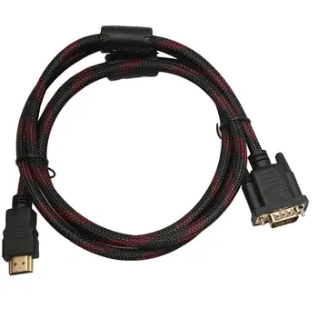 Совместимый с HDMI Разъем для передачи данных VGA, Адаптер, Кабель-конвертер 