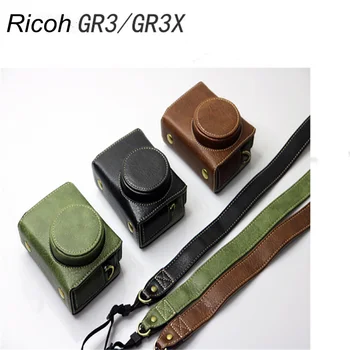 Чехол для камеры Сумка для Ricoh GR3/GR3X Роскошный Кожаный Чехол для Ricoh GR3/GR3X с рисунком Буффало Кожаный чехол для камеры Ricoh Gr III Case