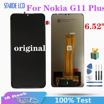 6,52 дюймов Оригинальный Новый Для Nokia G11 Plus ЖК-дисплей с Сенсорным экраном Дигитайзер В Сборе ЖК-Ремонтная деталь Для Nokia G11 Plus LCD