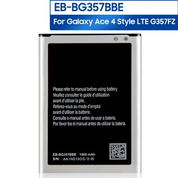 Новая Сменная батарея EB-BG357BBE для Samsung Ace 4 GALAXY Ace Style LTE SM-G357FZ G357 Аккумулятор 1900 мАч