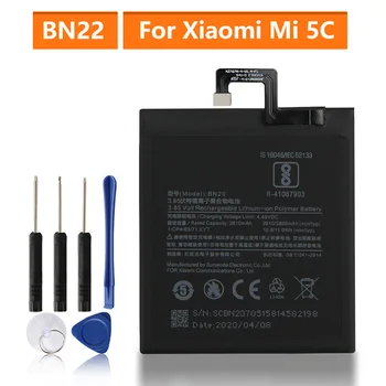 Сменный Аккумулятор Для Xiaomi Mi 5C M5C BN20 Аккумуляторная Батарея телефона 2860 мАч